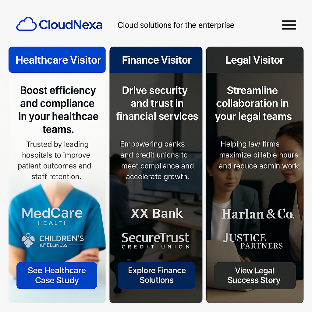 ABM personalization by industry