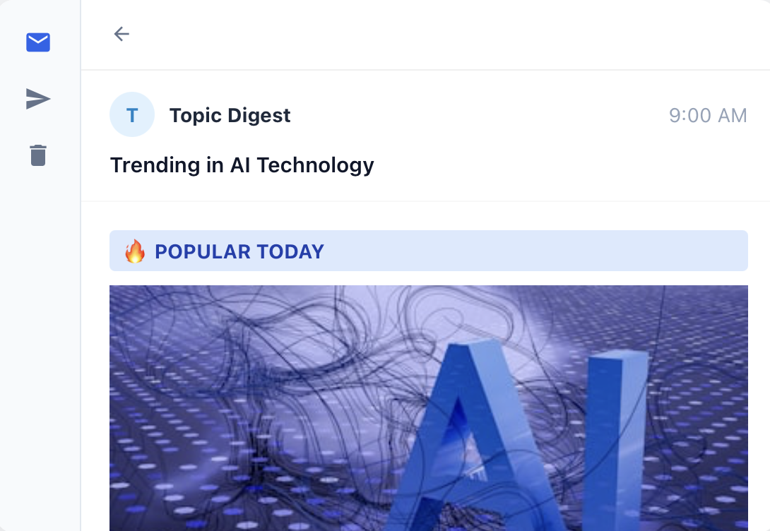 Content email personalization example