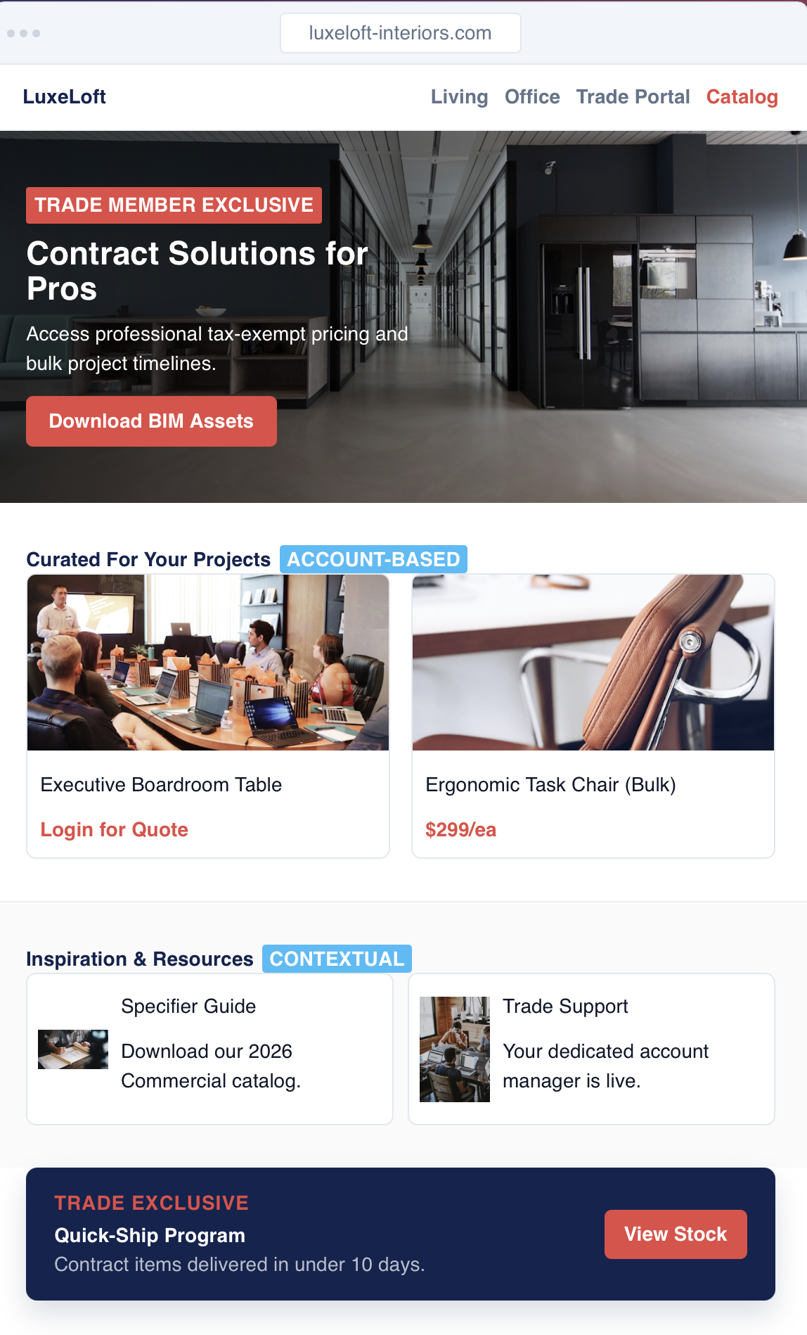 Ecommerce 1:1 personalization example showing dynamic product recommendations and personalized shopping journeys by Personyze