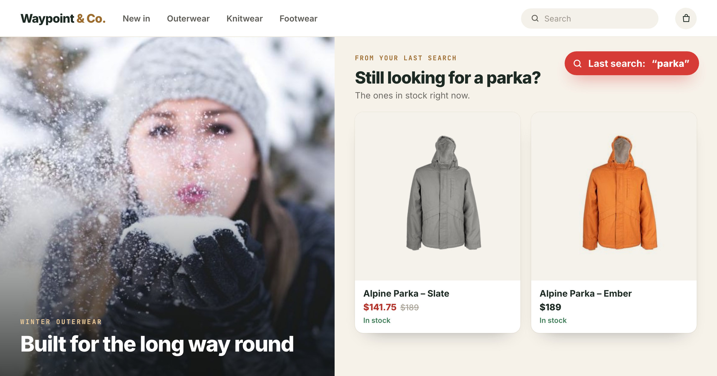 Show Visitors What They Searched For — on Every Page
