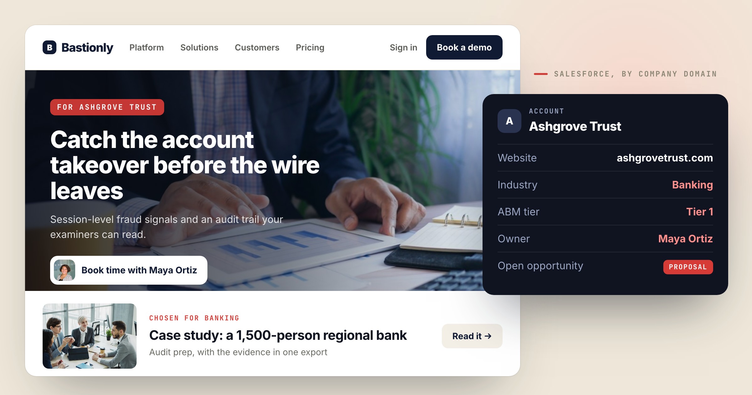 Personalize Your Website with Salesforce Data — Even for Anonymous Target Accounts
