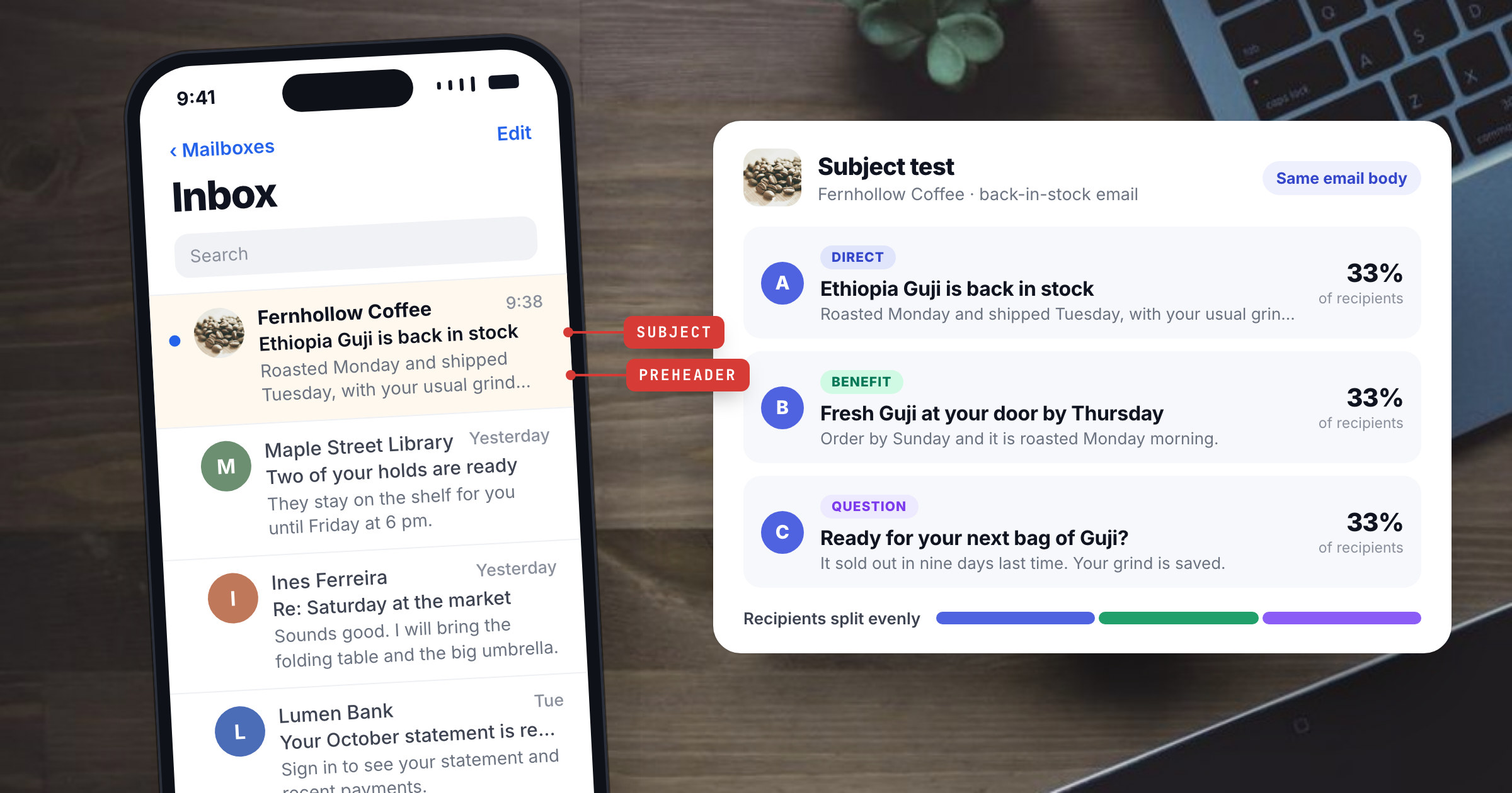 The Subject Line and Preheader: Write, Test and Check Them Before You Send