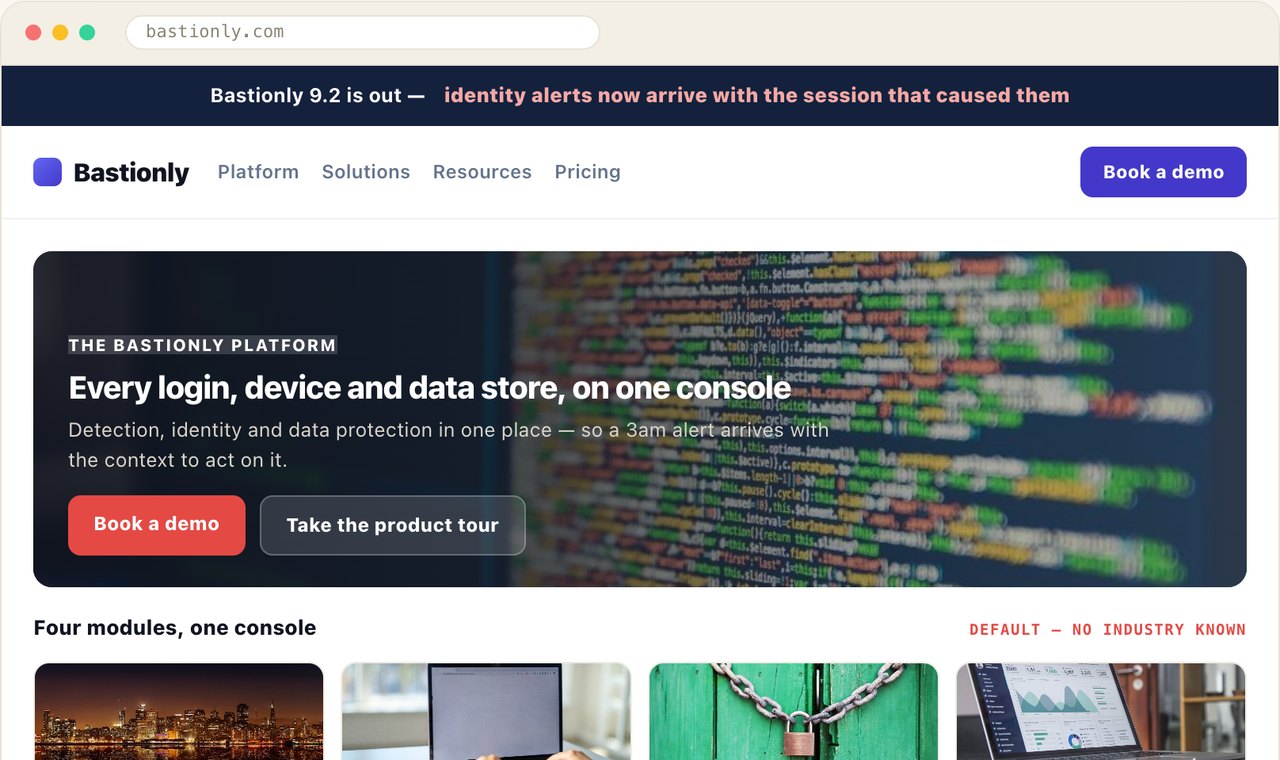 Cybersecurity B2B Personalization Example