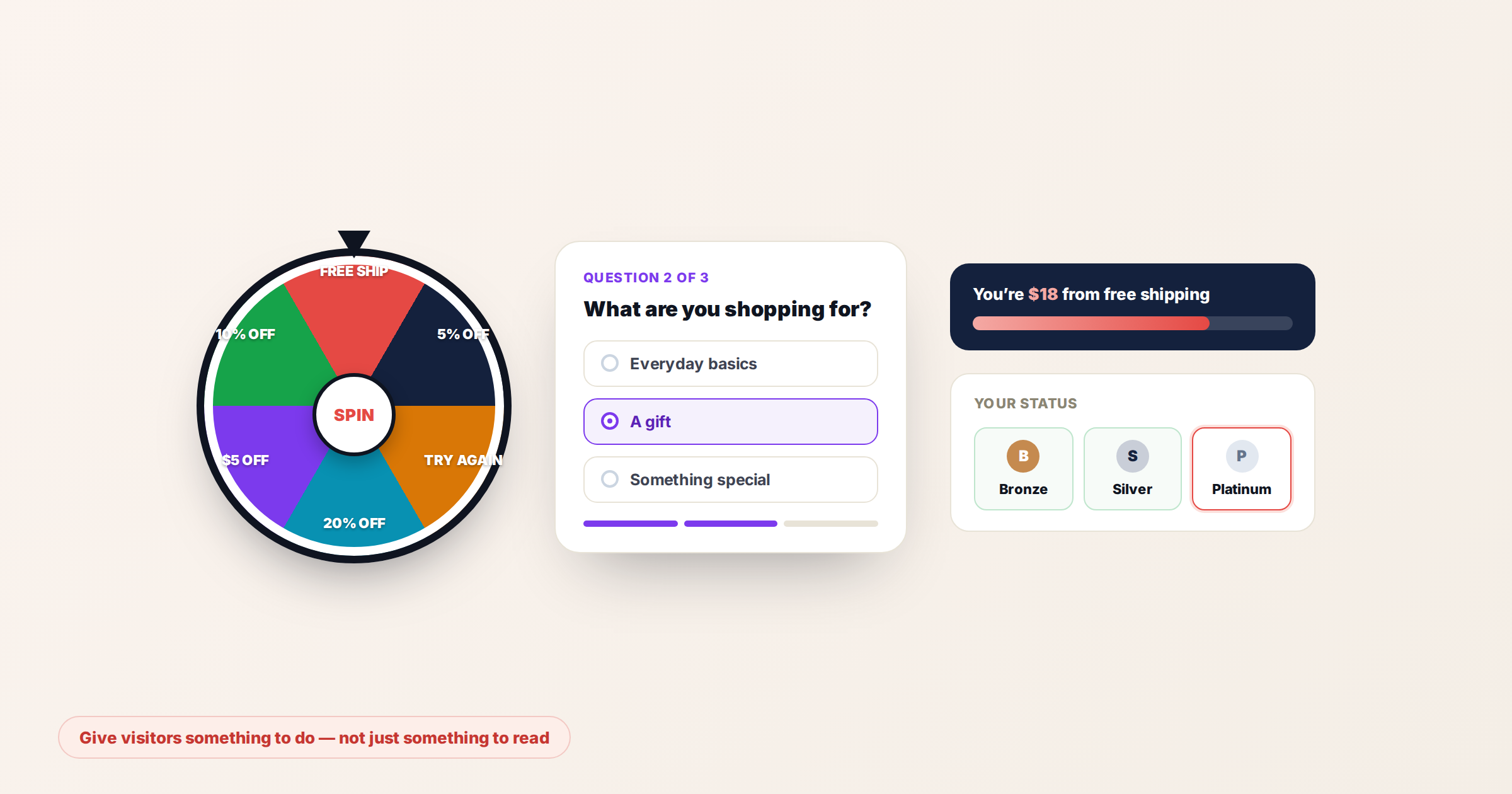 Gamification marketing mechanics